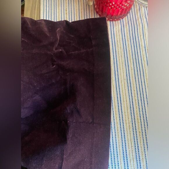 Theory Mini Dress Size 4 Wine  Velvet Long Sleeve Lined - Picture 12 of 15